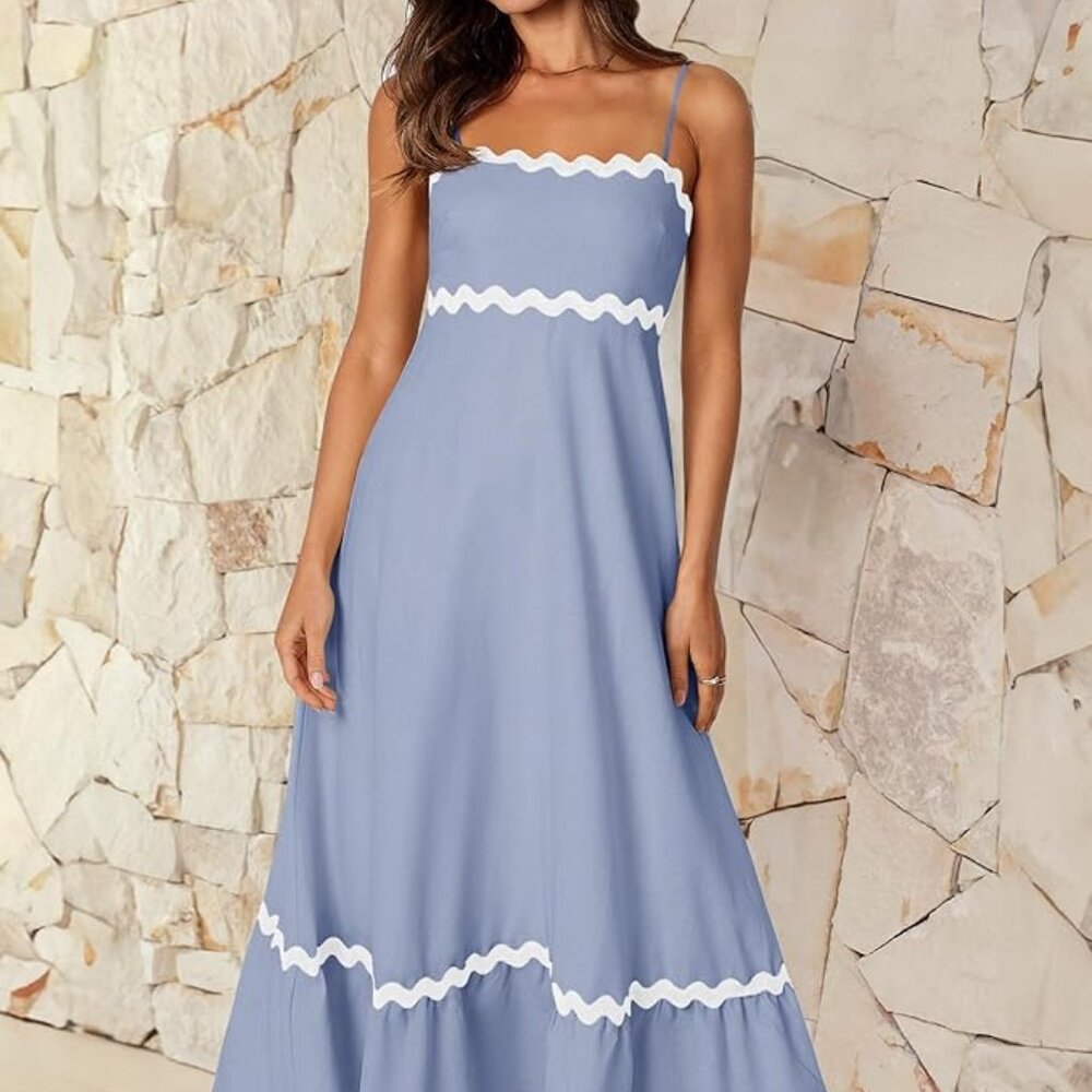 THIS WEEK ONLY 🌴  Women's Spaghetti Strap Flowy Midi Sundress - Size Medium